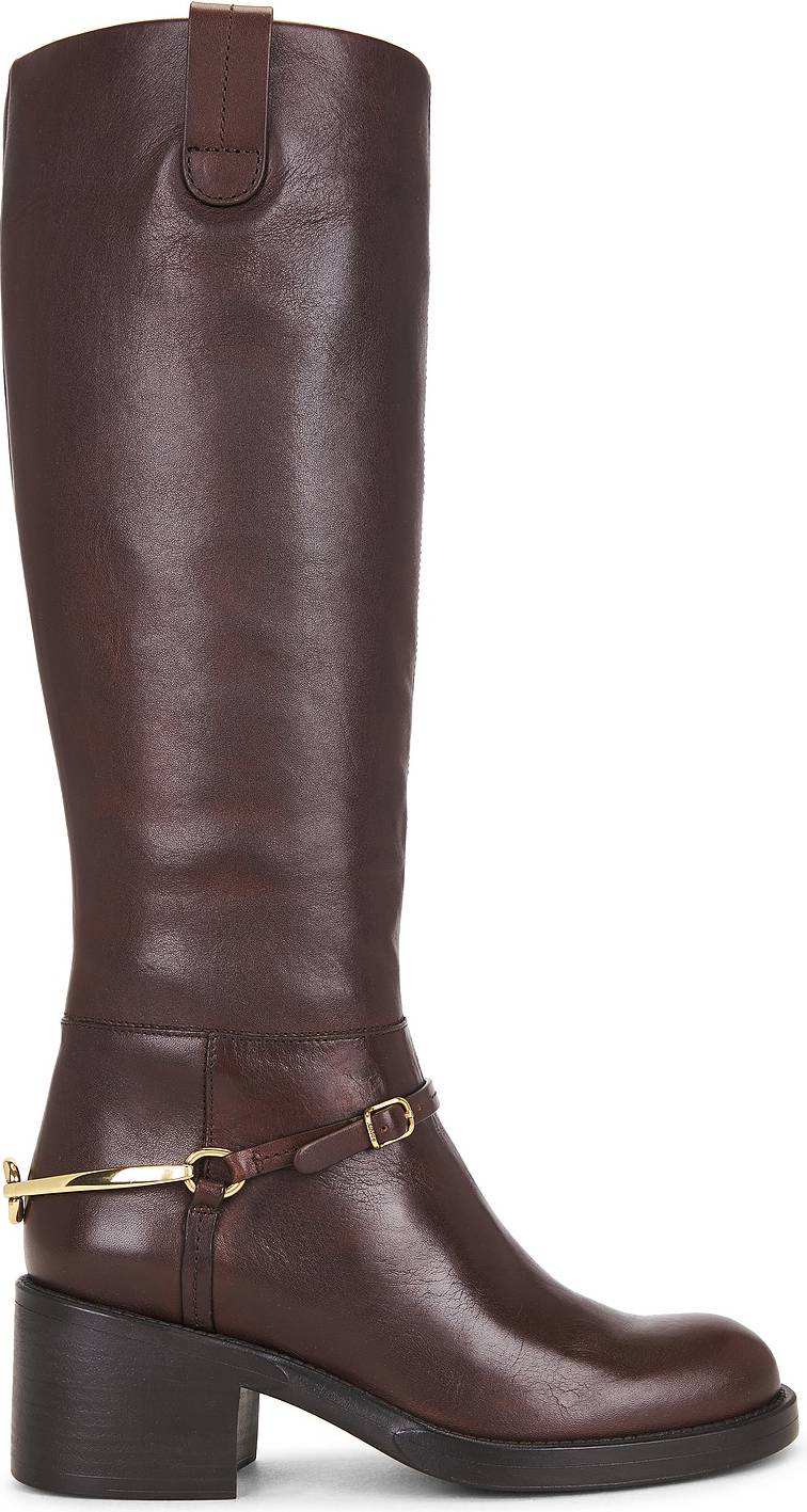 Chloé Riding Boot Sooty Brown - Chocolate
