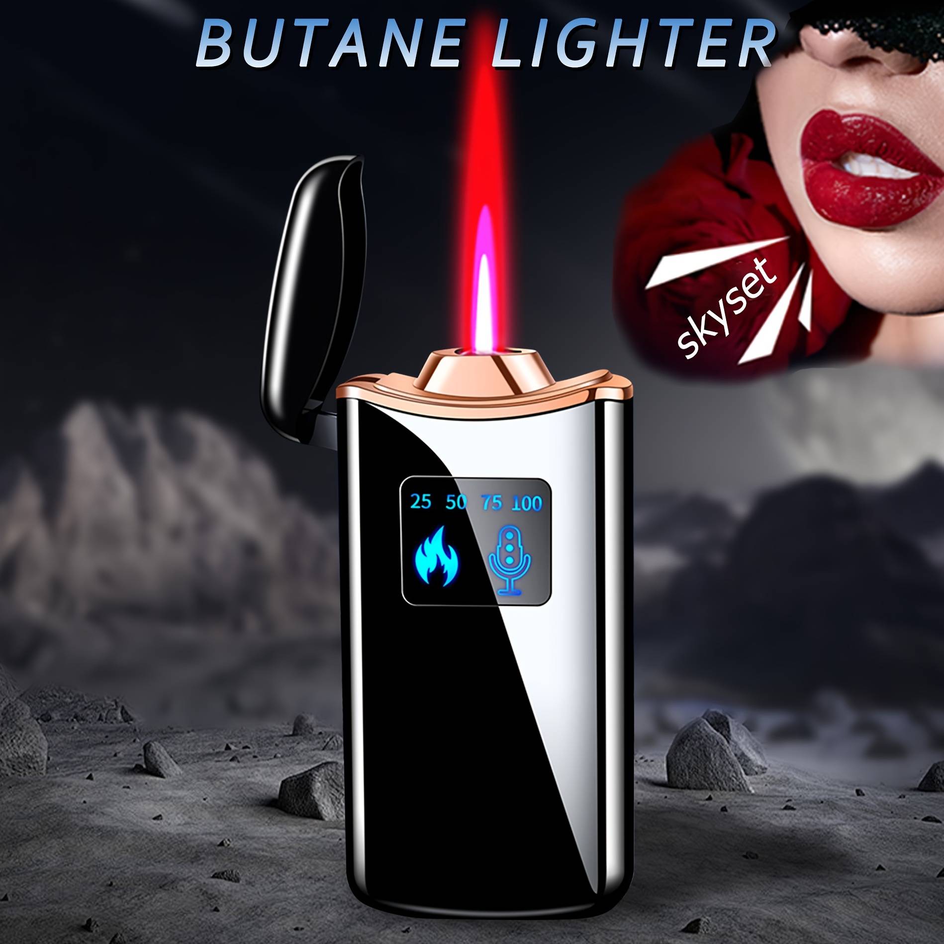 Butane Temu Butane Controlled Induction Inflatable Lighter