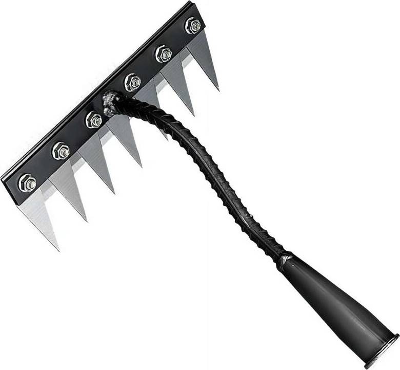 Carbon Steel Garden Weeding Rake