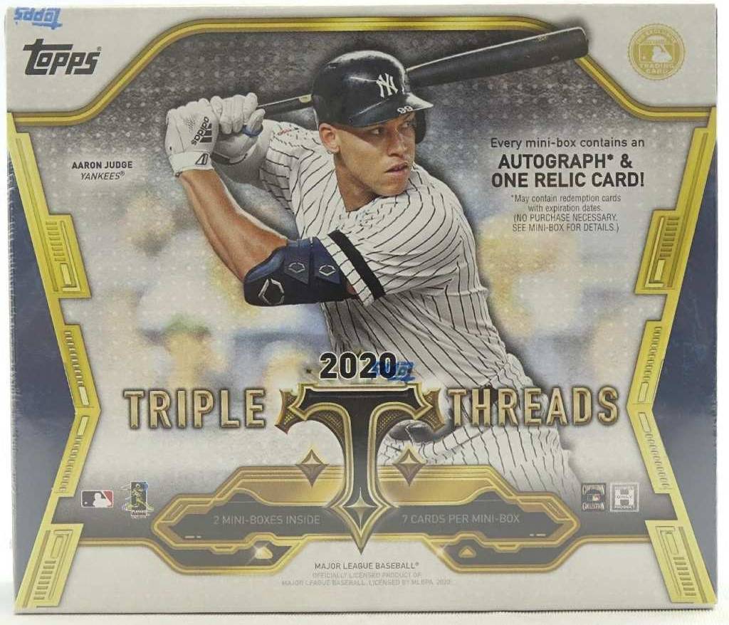 Baseball hobby box topps Topps 2020 Triple Threads Baseball Hobby Box
