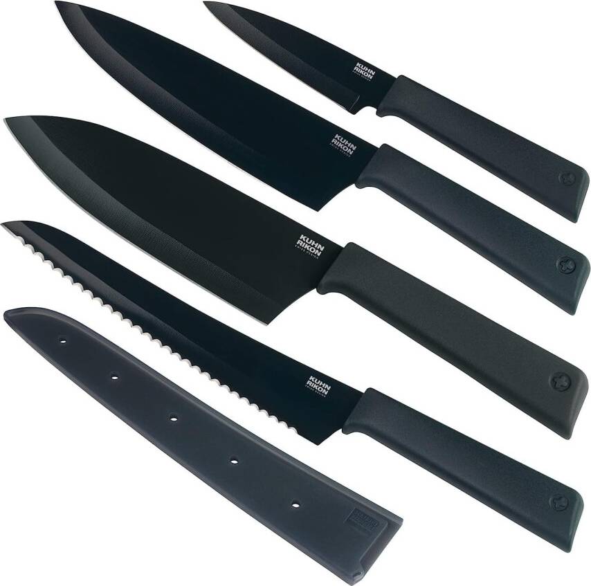 Kuhn Rikon Colori+ Mixed Kitchen Knife Set