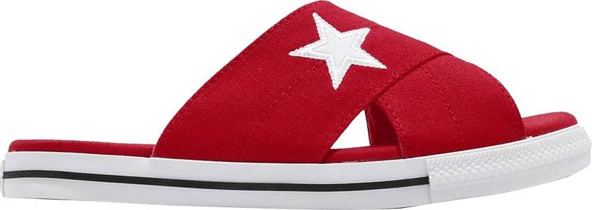 Converse One Star Slide - Red