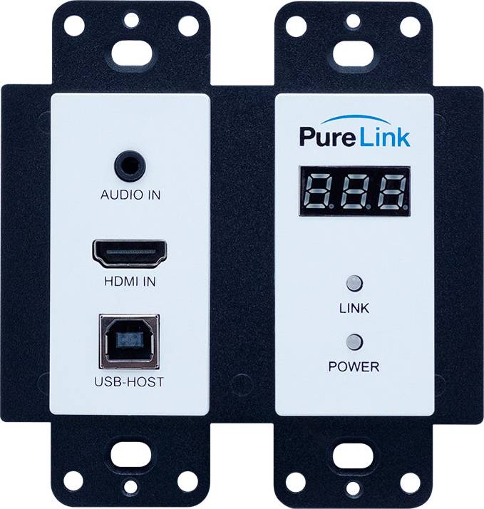 4K60 HDMI USB KM Double Gang In-Wall AV Over IP Encoder