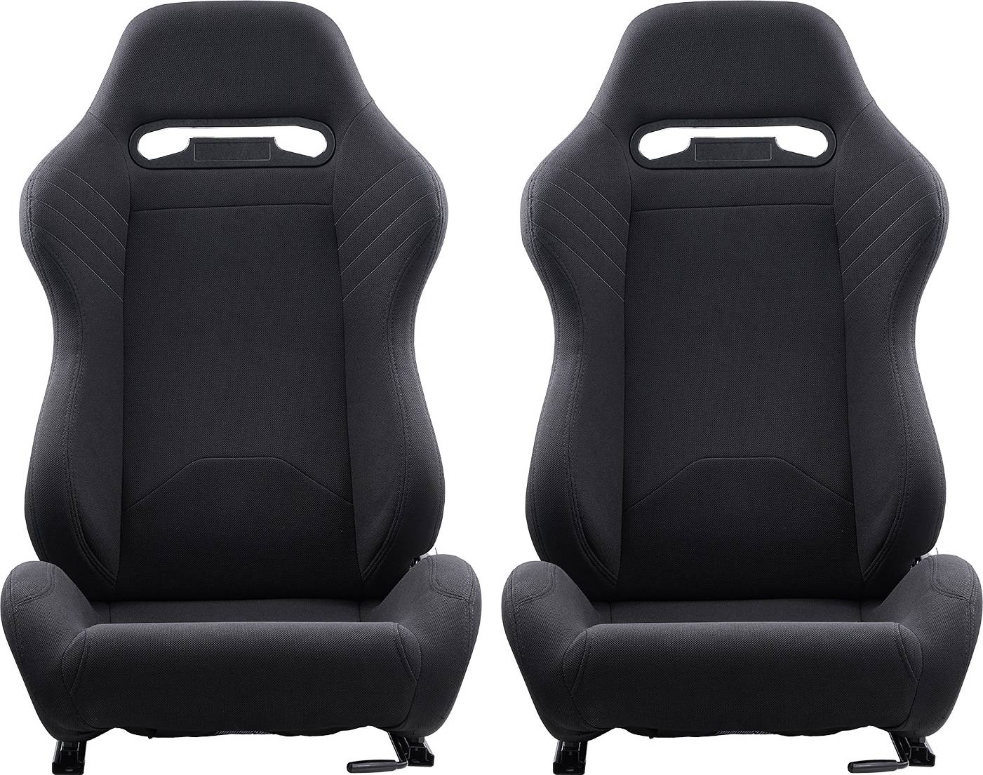 Racing cockpit VEVOR Racing Seat 2 Set Adjustable Cockpit