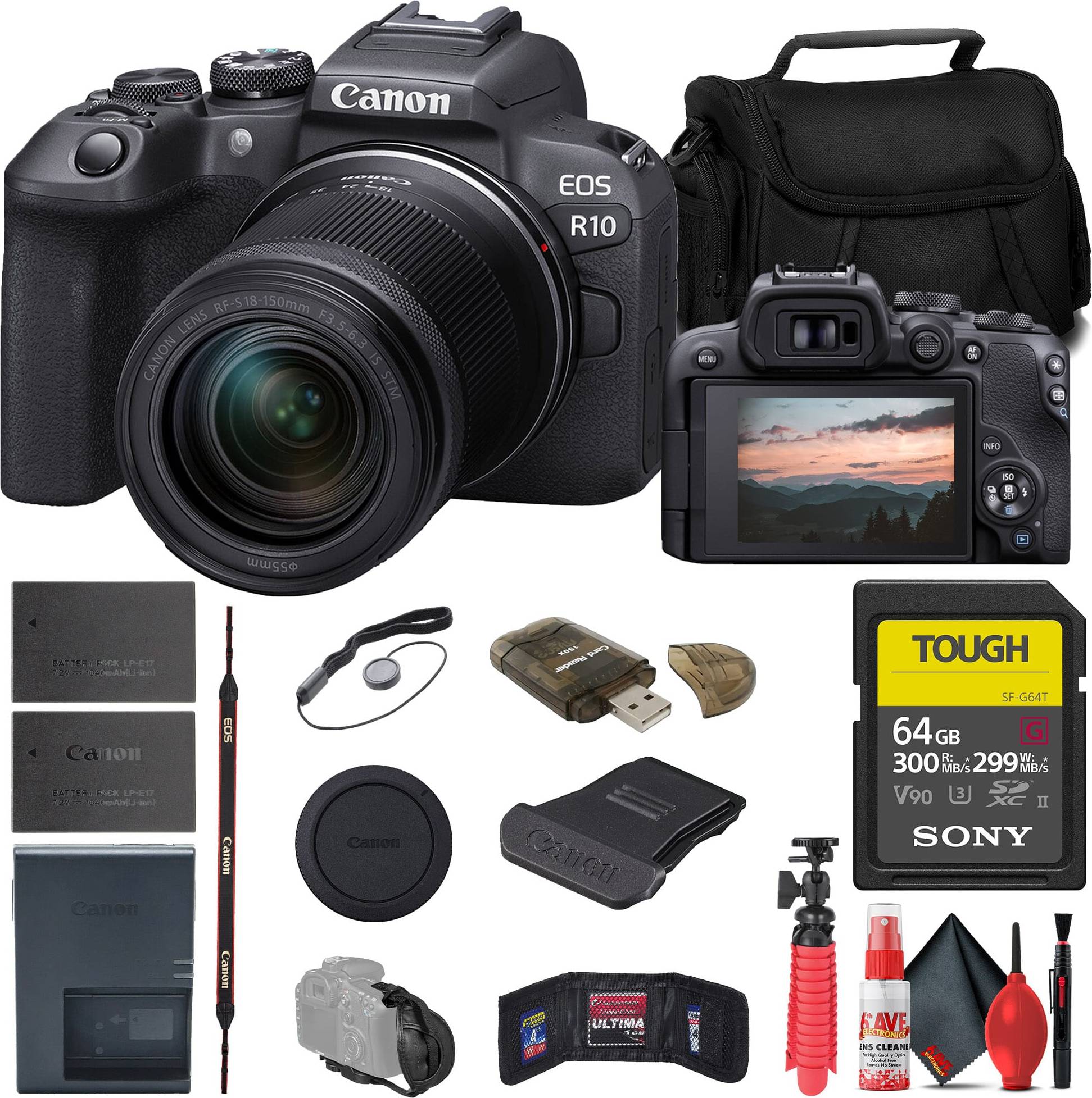 Canon r10 Canon EOS R10 Mirrorless Camera Bundle