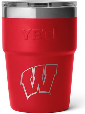 Yeti Wisconsin Badgers 16oz Rambler Stackable