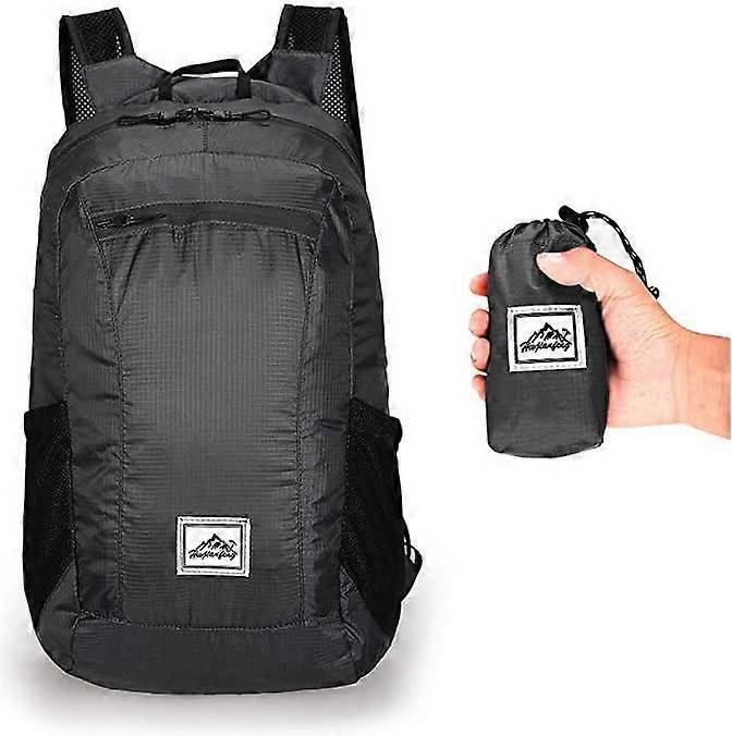 Foldable Backpack - Black