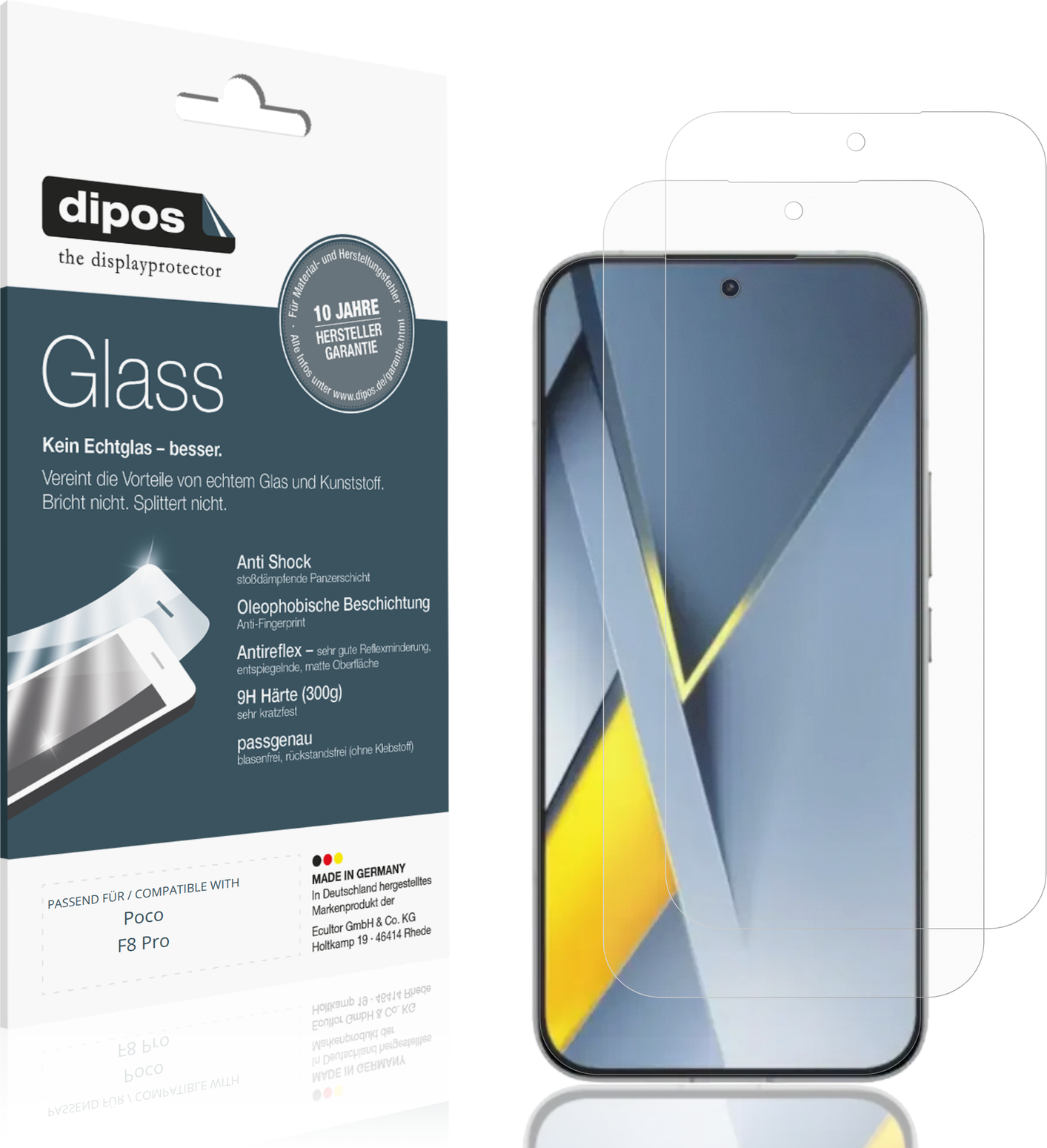 Dipos Screen Protector Poco F8 Pro Matte Flexible Glass