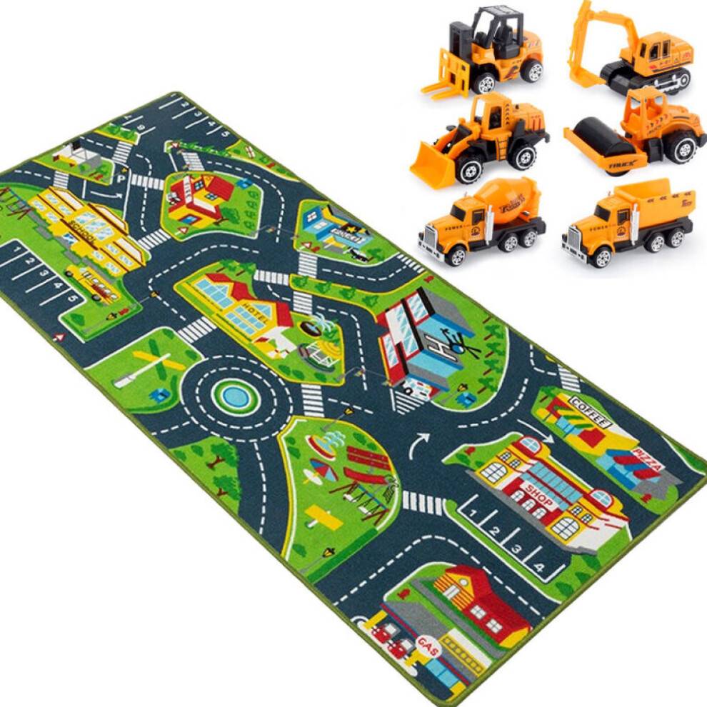 Kids Room Rug City Life Theme