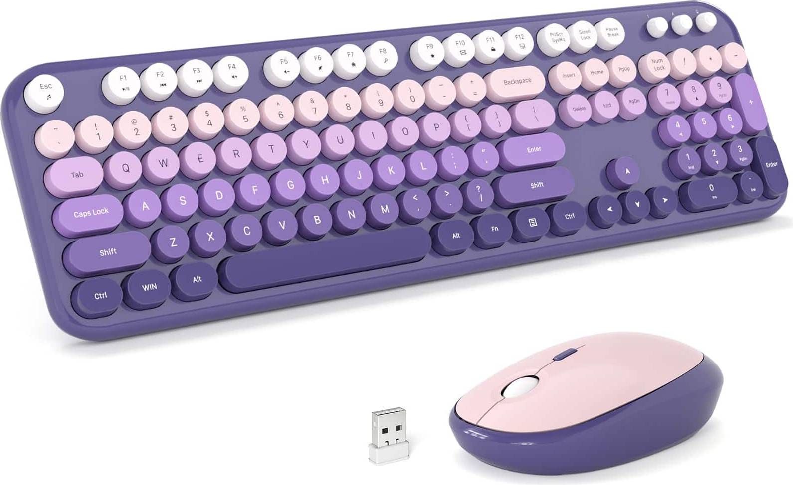 Wireless keyboard and mouse combo Full Size Wireless Keyboard Mouse Combo