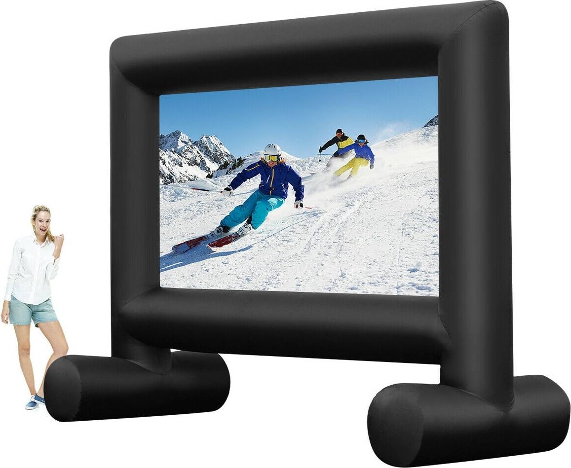 Inflatable projector screen SlickBlue Inflatable Outdoor Movie Projector Screen
