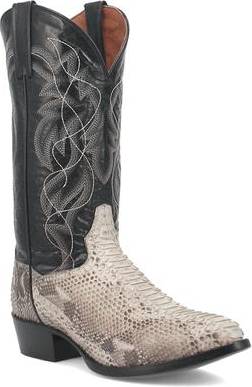 Mens Manning Rnd Toe Boots - Black