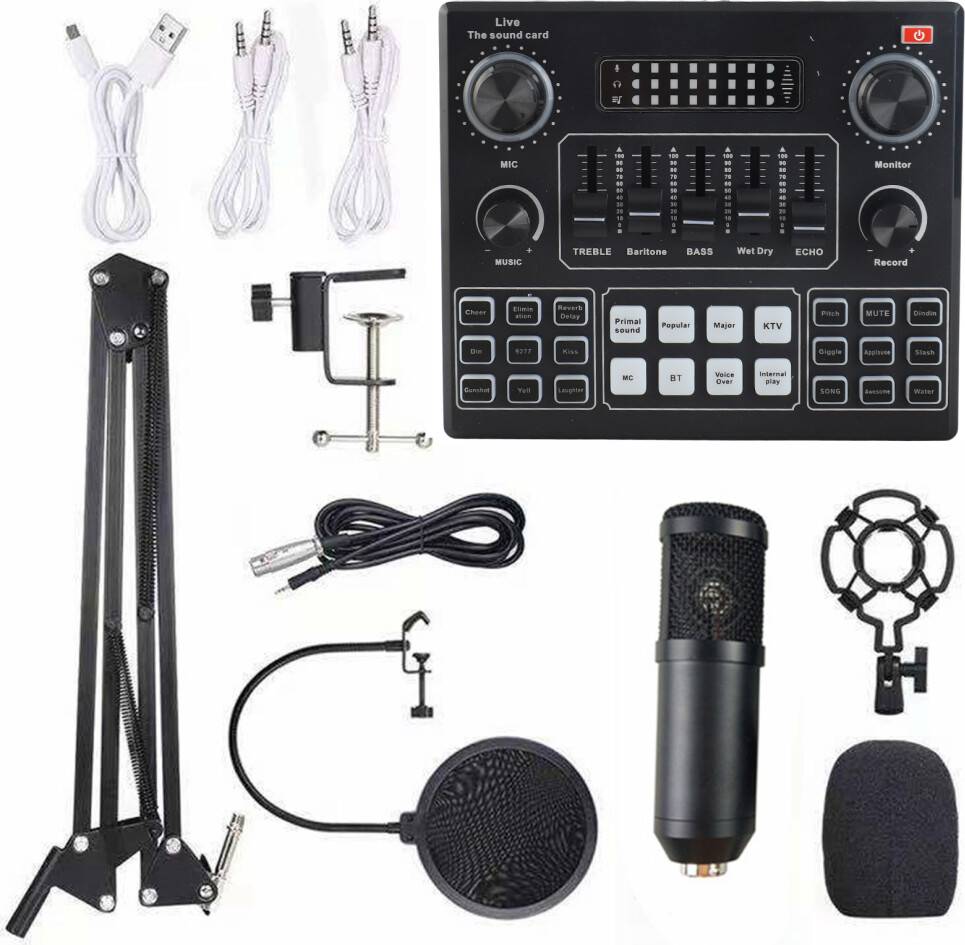 V9 Sound Card Mic Kit