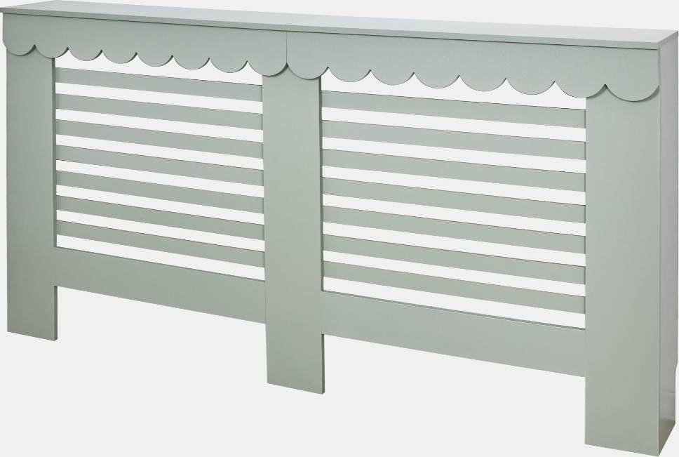 OHS Large Scallop Radiator Cover Sage Green