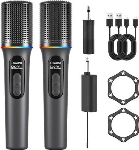 Wireless Microphones Dynamic RGB