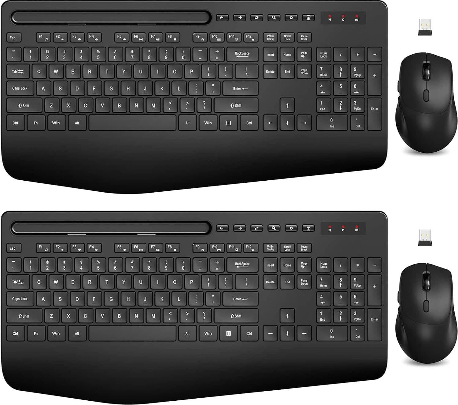 Wireless keyboard and mouse combo Wireless Keyboard Mouse Combo 2 Pack