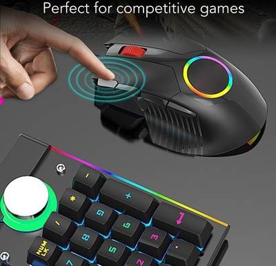 Gaming Mouse 7200 Dpi Rgb Backlit 8 Keys