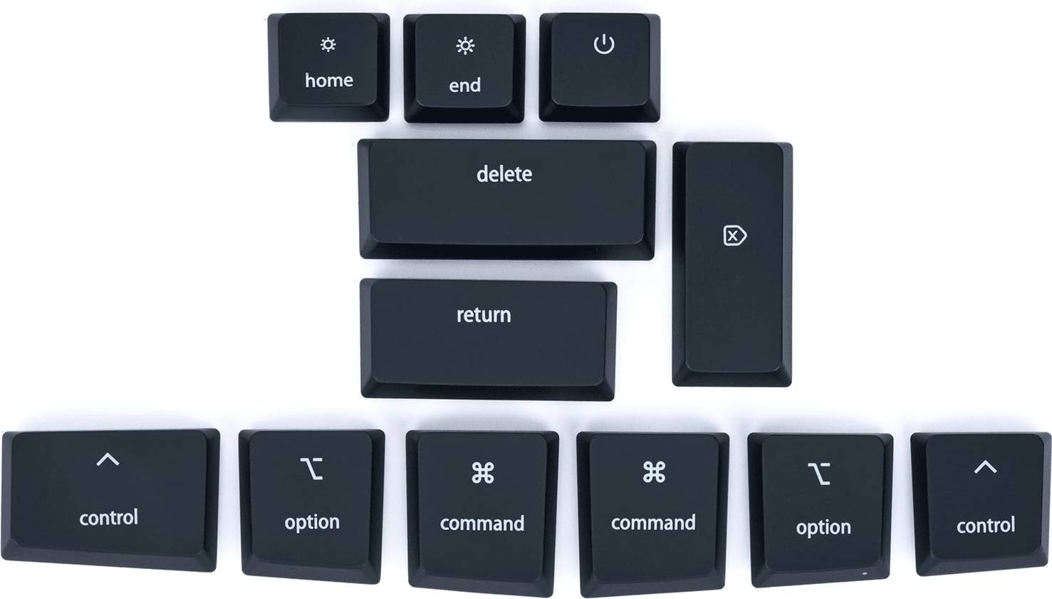 Pc keyboard Kinesis mWave MAC Black PC Keycaps KB150P-TAC
