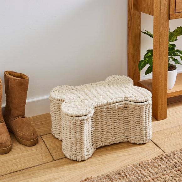 Dunelm Bone Shaped Rope Storage Basket