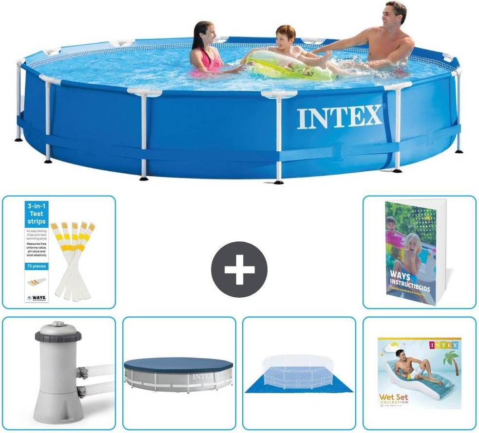 Intex Frame Pool Rund 366x76 cm 7-teilig S322