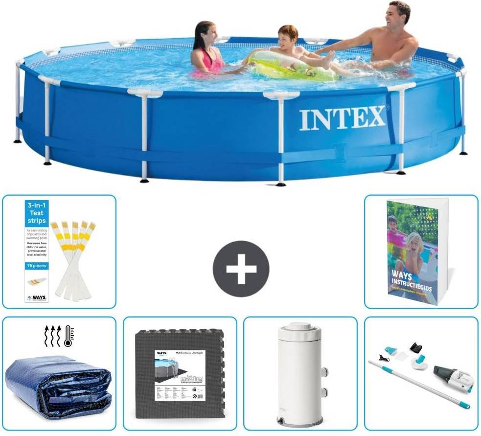 Intex Frame Pool Rund 366x76 cm 7-teilig S141