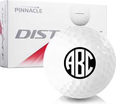 Distance Monogram Golf Balls 15 Pack