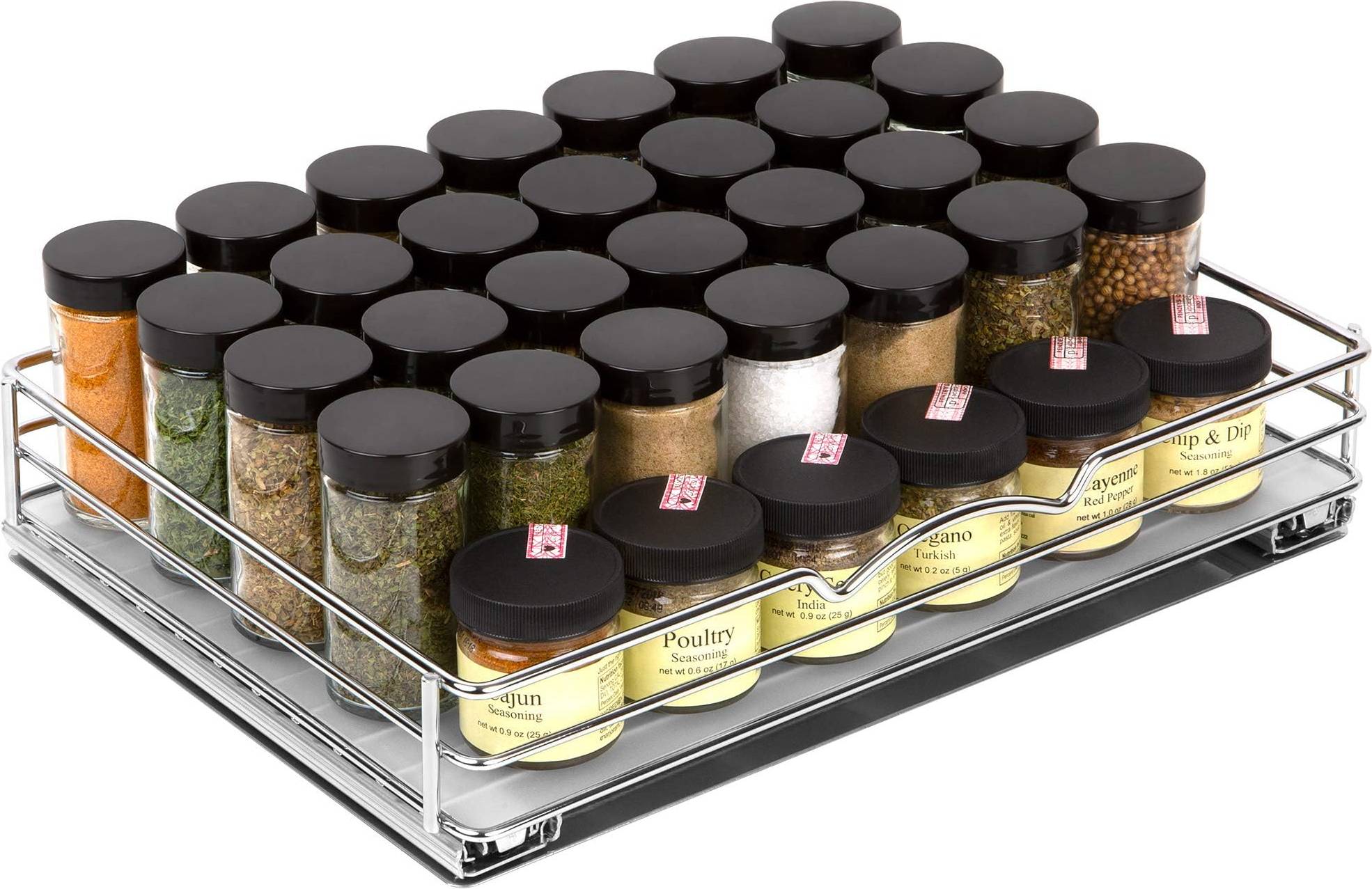 Hold N’ Storage Storage Spice Rack Pull-Out Cabinet Organizer