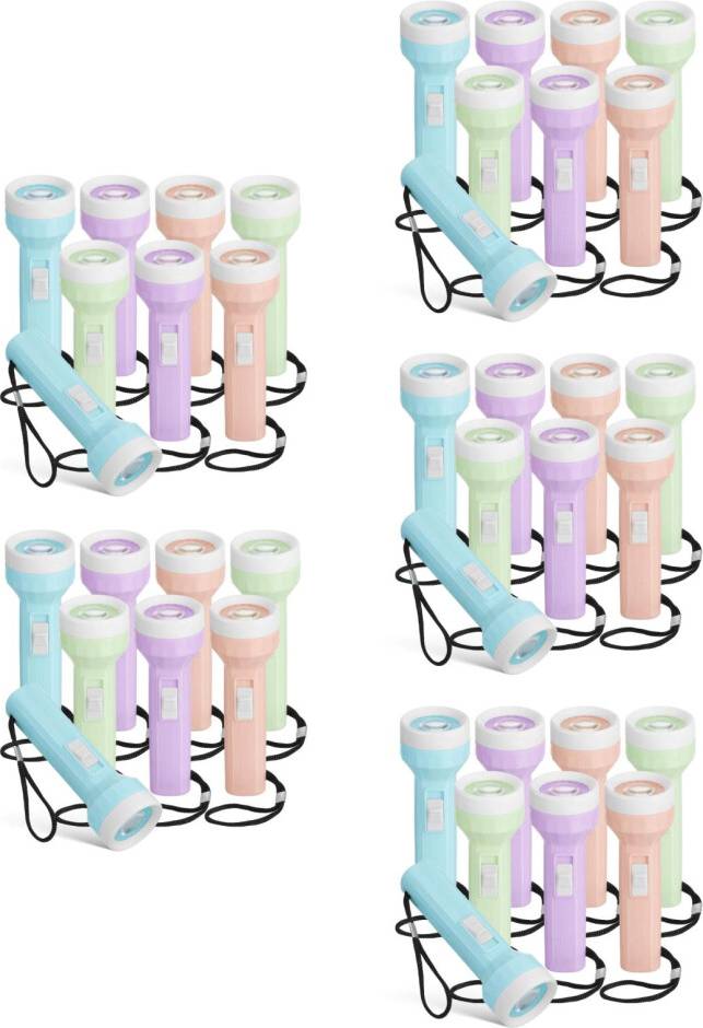 Inoomp 60Pcs Portable Handheld LED Flashlights