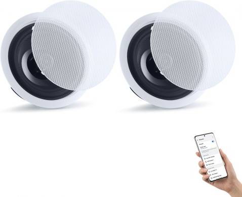 Bluetooth home theater system VEVOR Bluetooth Ceiling Speakers 8 In In Wall System