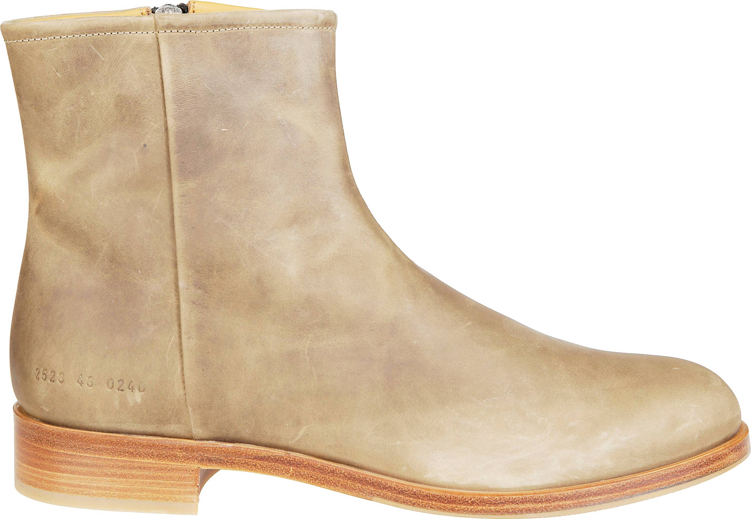 Common Projects Zipper Boot Waxed Suede