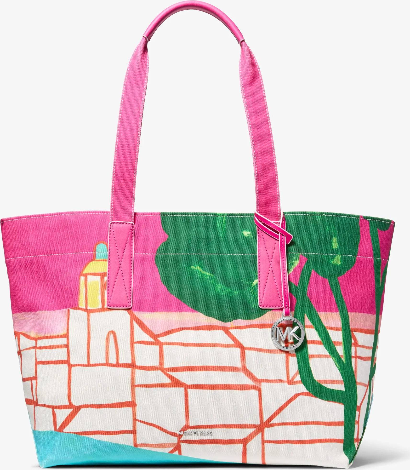 Michael Kors The Bag Shopper Taske - Raspberry/Multicolour