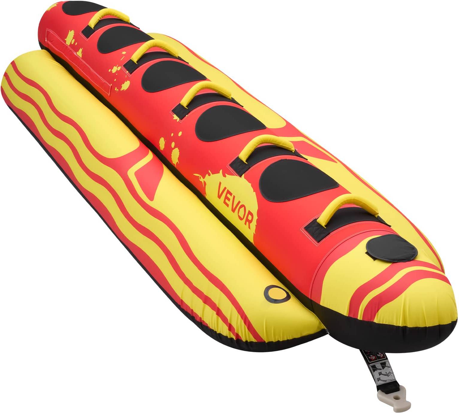Inflatable boat VEVOR Towable 5 Riders Inflatable Boat Tube