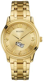 Bulova VCU Rams Gold-Tone Watch