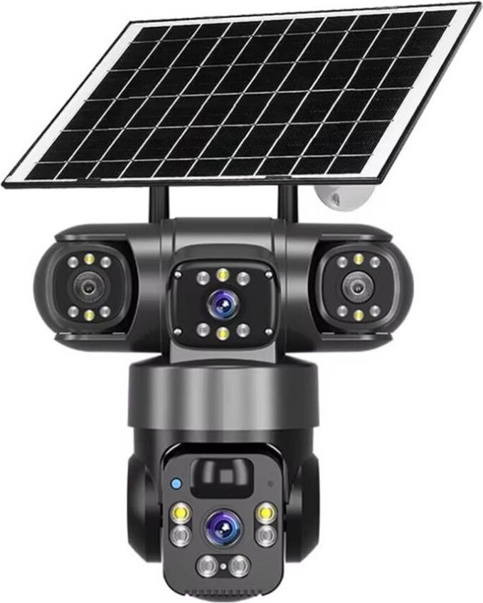 Battery operated security cameras 4K Wireless Solar Powered Security Camera