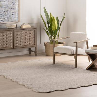 Nuloom Elira Solid Bordered Area Rug Purple, Multicolor