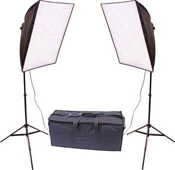 RPS Studio Dual Square Folding Softbox Light Kit