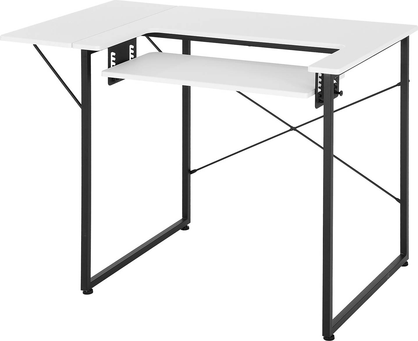 Sewing table VEVOR Multipurpose Sewing Table with Foldable Side Shelf