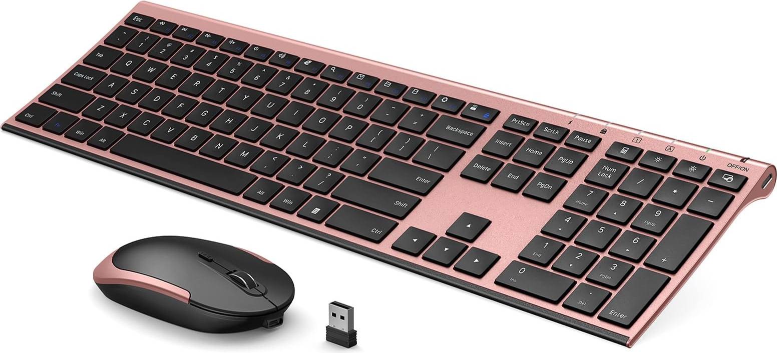 Wireless keyboard and mouse combo Rechargeable Wireless Keyboard Mouse Combo