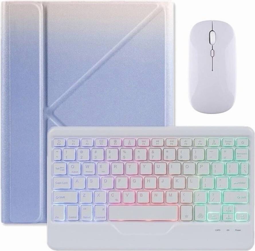 Gradient Case RGB Keyboard Mouse for iPad Pro 11
