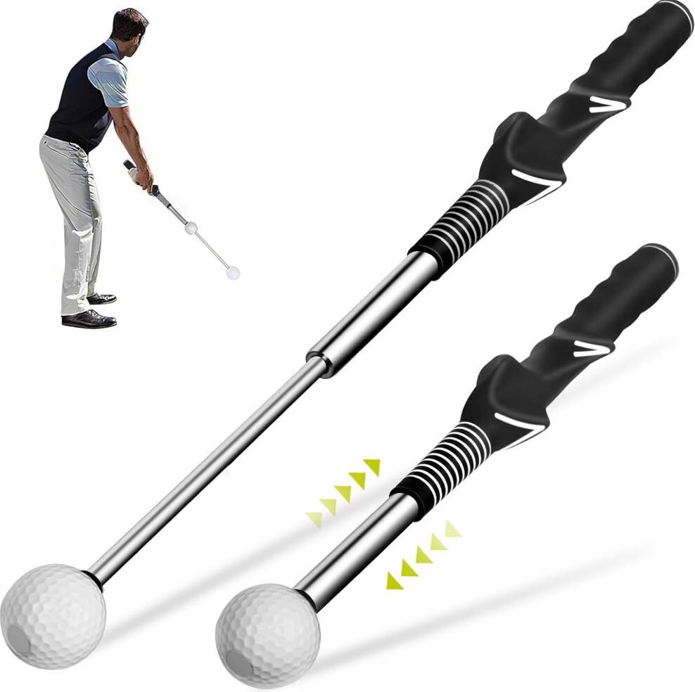 Retractable Golf Swing Training Aid