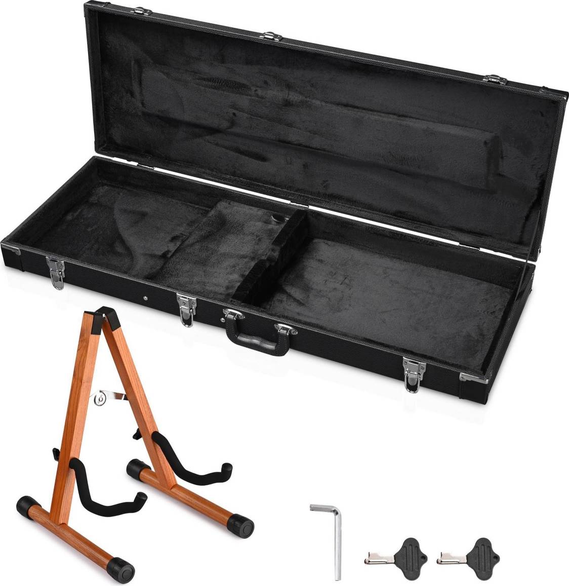 Electric guitar cases Yescom Universal Rectangular Electric Guitar Case