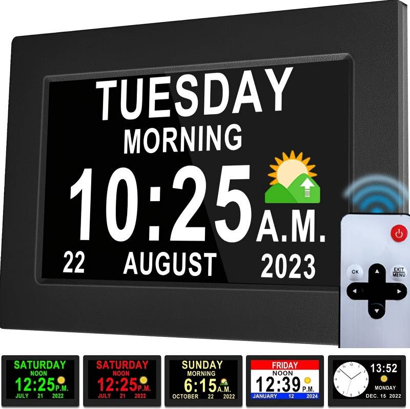 Temu Digital Photo Frame Clock