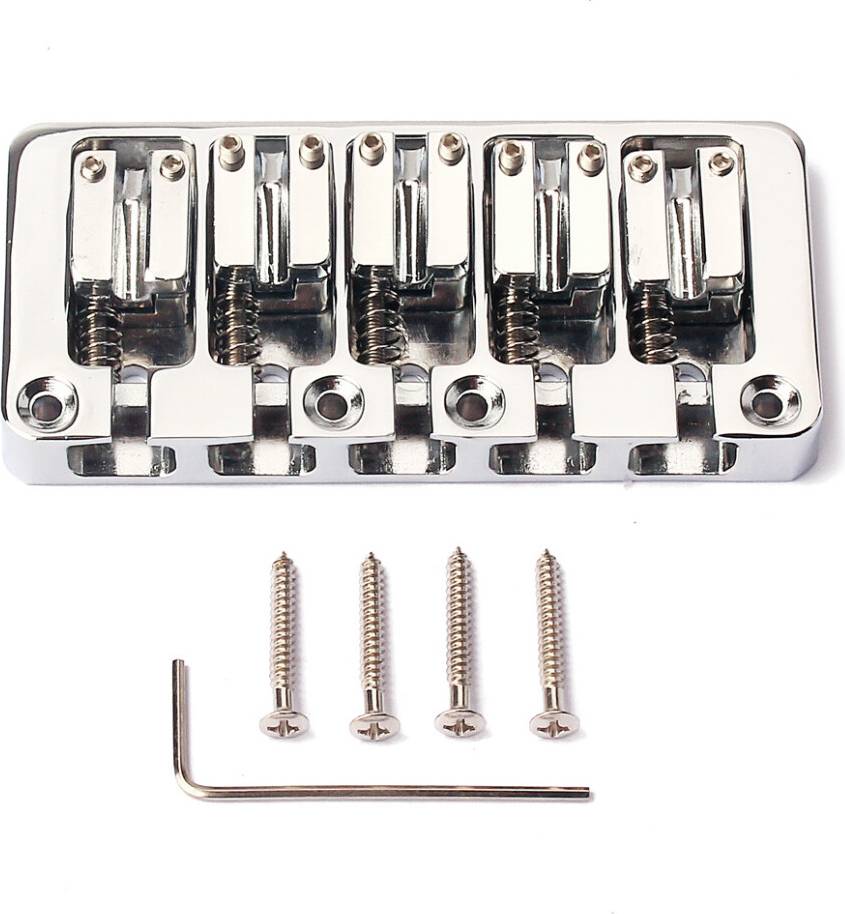 5 String Bass Guitar Replacement Bridge