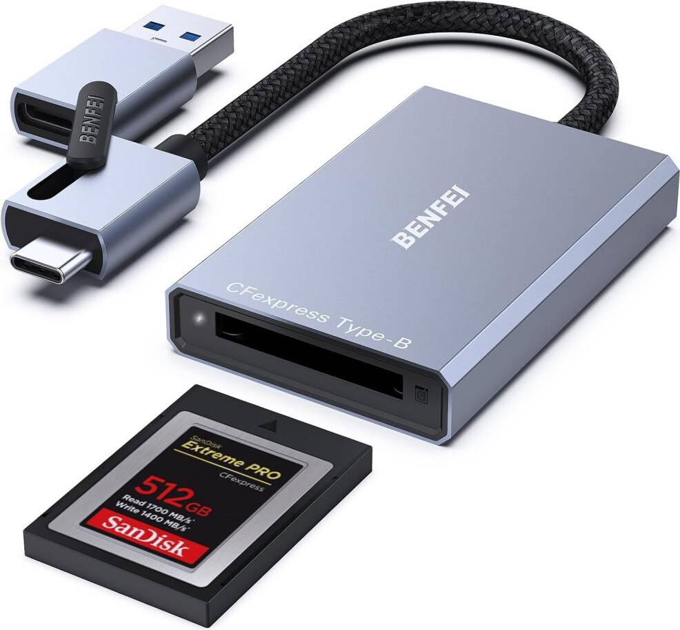 Cfexpress type b card reader CFexpress Type B Card Reader USB 3.2 Gen 2