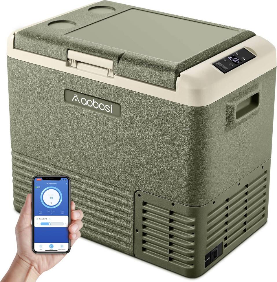 AAOBOSI Electric Portable Fridge 50L