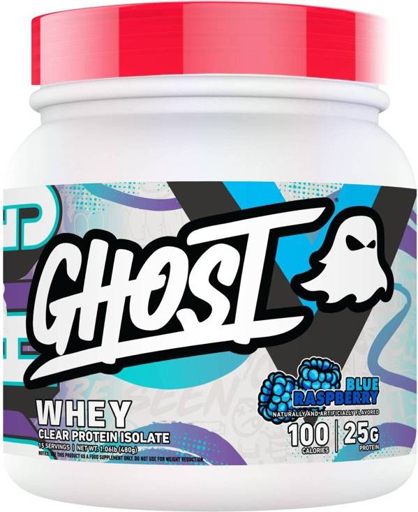 Clear whey protein Ghost Clear Whey Protein Powder Blue Raspberry 1.06lbs