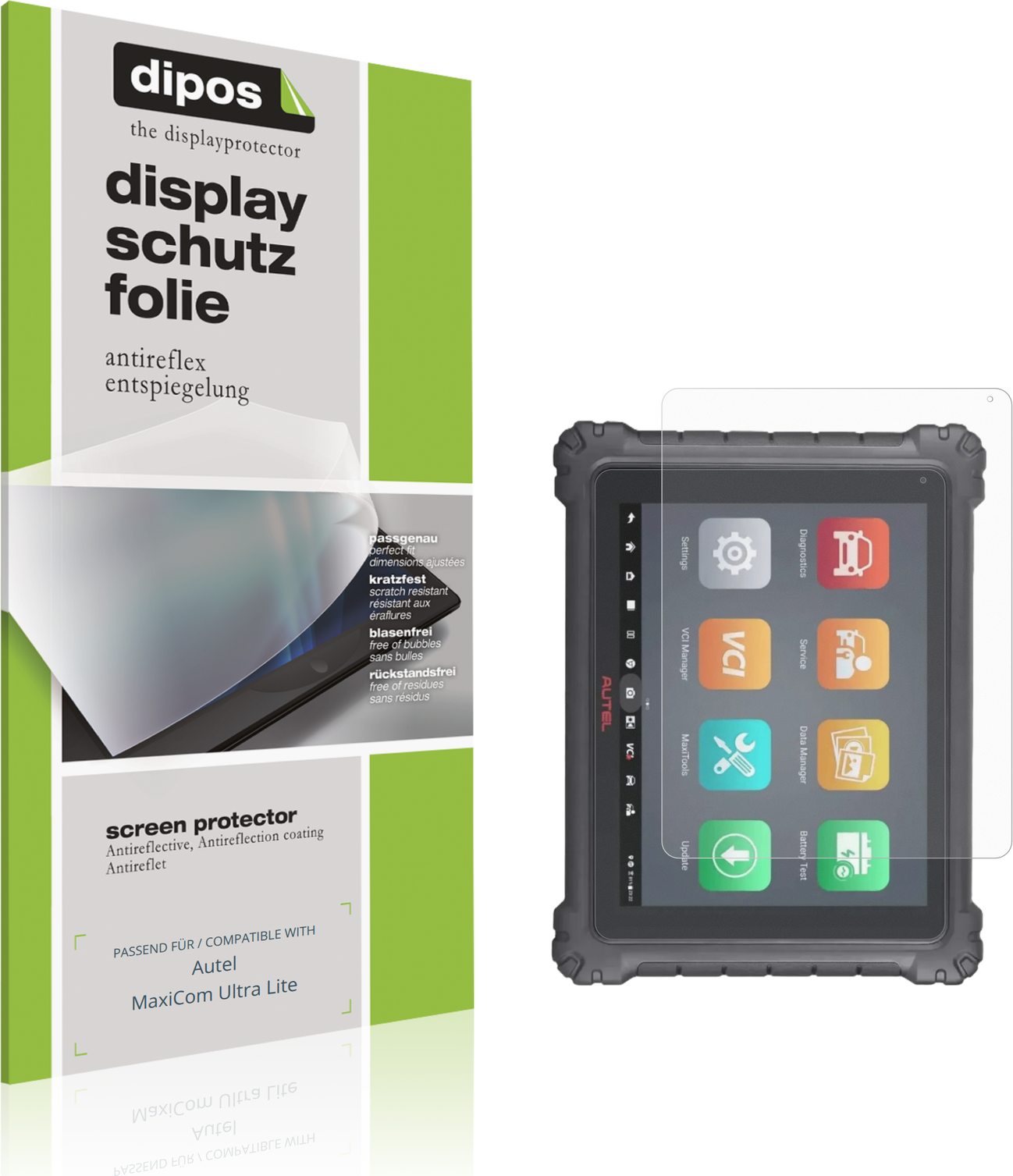 Dipos Screen Protector For Autel Maxicom Ultra Lite