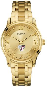 Bulova Fordham Rams Gold-Tone Watch