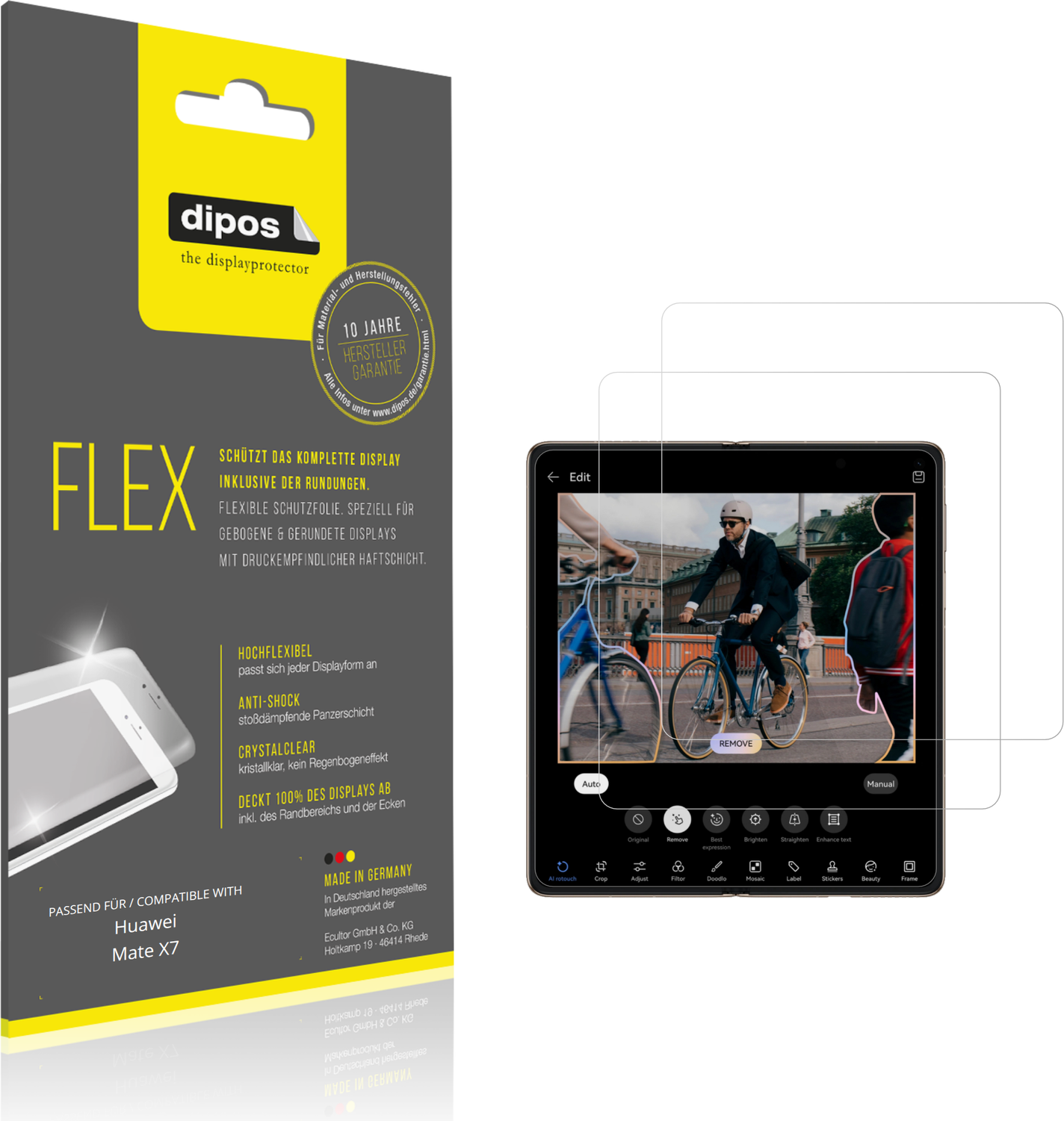 Dipos Screen Protector For Huawei Mate X7 Innenseite