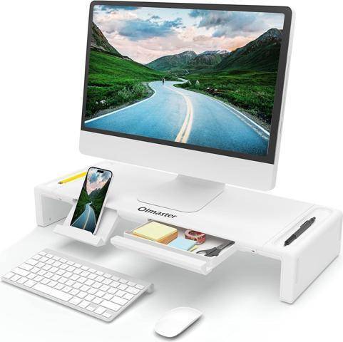 Computer monitor riser Piskekat Foldable Computer Monitor Stand Riser
